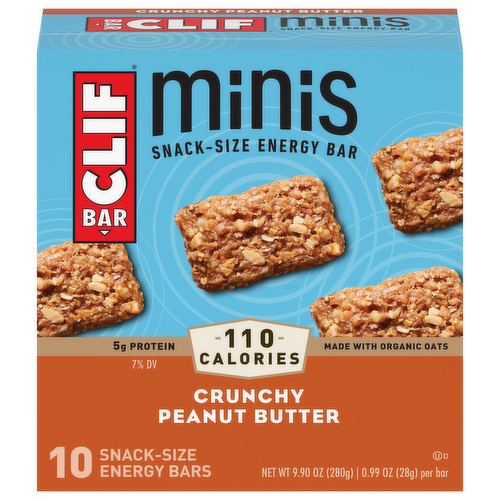 Clif Bar Minis Crunchy Peanut Butter Energy Bars