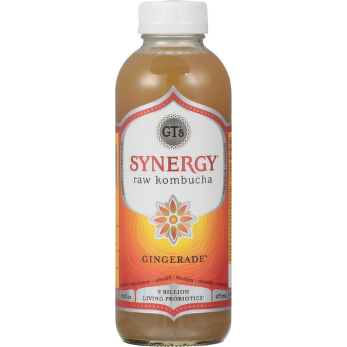 GT's Synergy Gingerade Kombucha Beverage