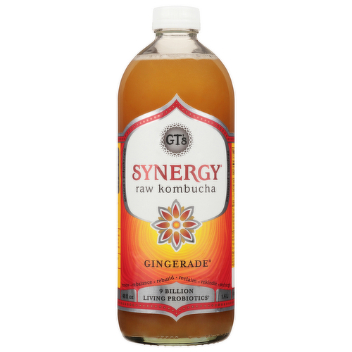 GT's Synergy Organic Gingerade Kombucha Beverage