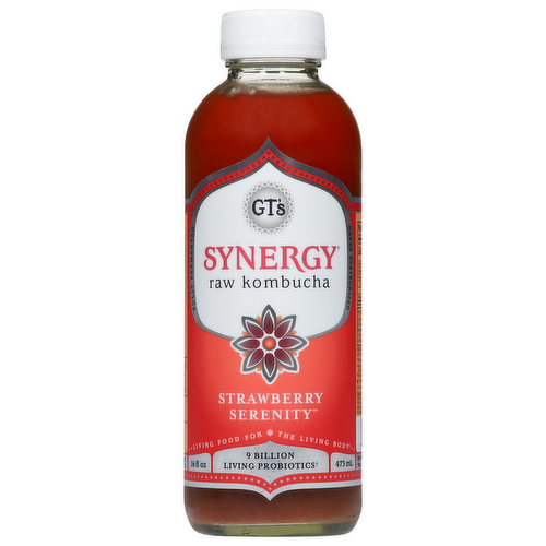 GT's Synergy Strawberry Serenity Kombucha Beverage