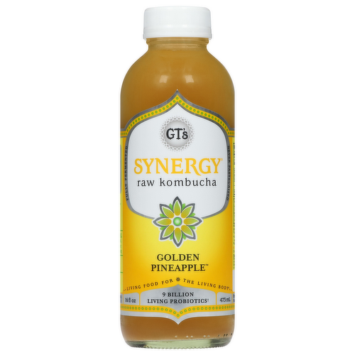 GT's Synergy Golden Pineapple Kombucha Beverage