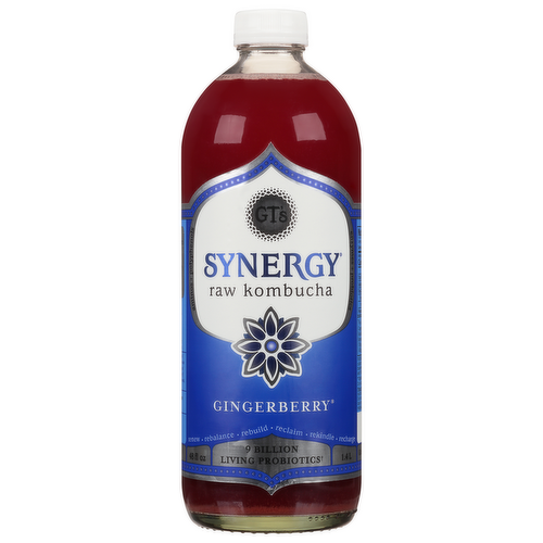 GT's Synergy Organic Gingerberry Kombucha Beverage
