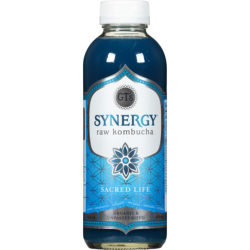 GT's Synergy Sacred Life Kombucha Beverage