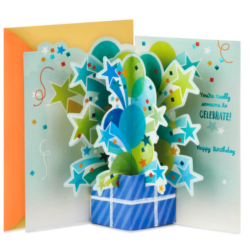 Hallmark Paper Wonder Pop Up Birthday Card (Someone to Celebrate)