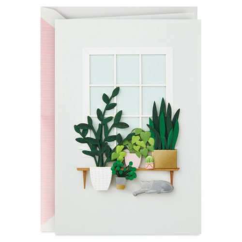 Hallmark Signature Thinking of You Card (House Plants)