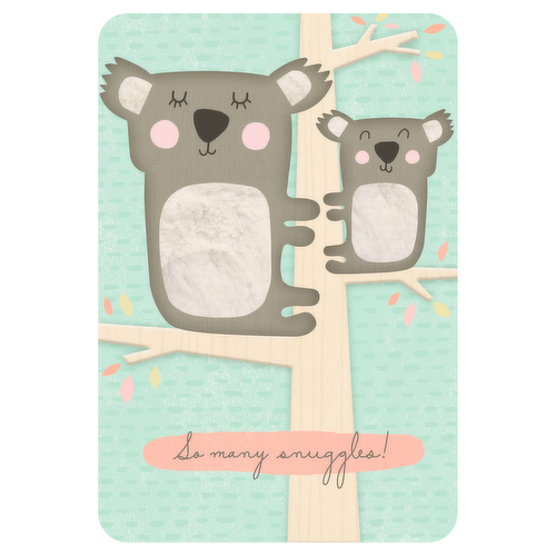 Hallmark Baby Shower Card (Koalas, So Many Snuggles)