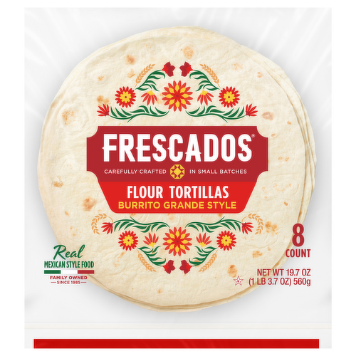 Frescados Burrito Grande Style Flour Tortillas