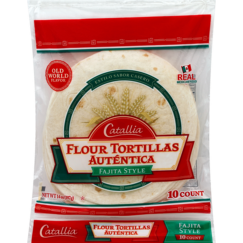 Catallia Fajita Style Flour Tortillas