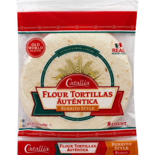 Catallia Burrito Style Flour Tortillas