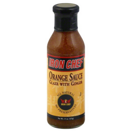 Iron Chef Orange Sauce Glaze with Ginger