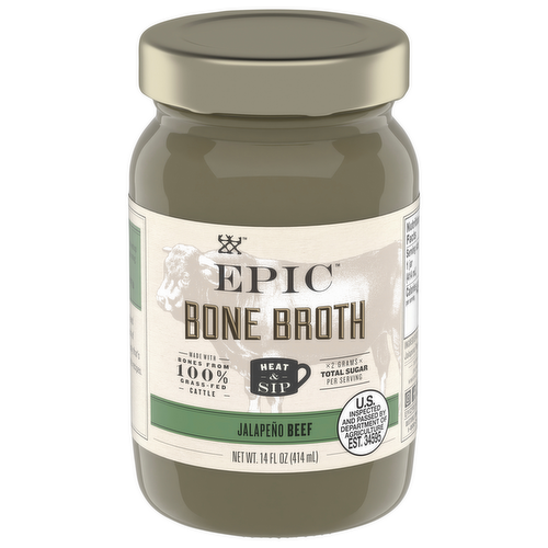 Epic Jalapeno Beef Bone Broth