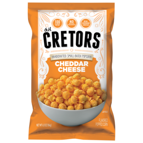 Cretors Cheddar Cheese Flavored Popcorn