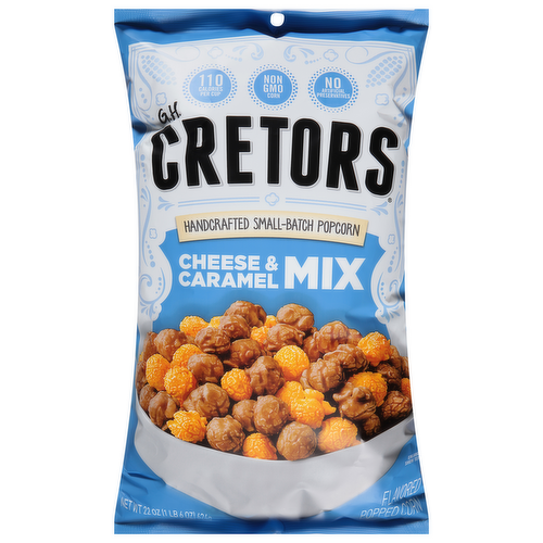 Cretors Cheese & Caramel Mix Flavored Popcorn