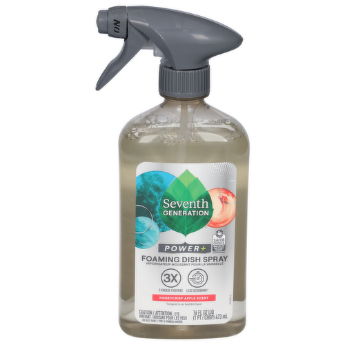 Seventh Generation Power+ Honeycrisp Apple Scent Foaming Dish Spray