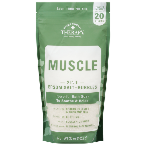 Village Naturals Muscle Relief Mineral Bath Soak