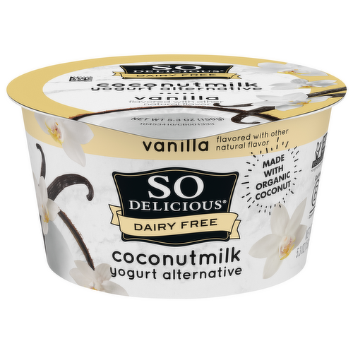 So Delicious Dairy Free Coconut Milk Vanilla Yogurt Alternative