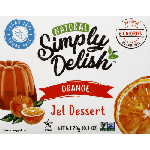 Simply Delish Natural Orange Jel Dessert