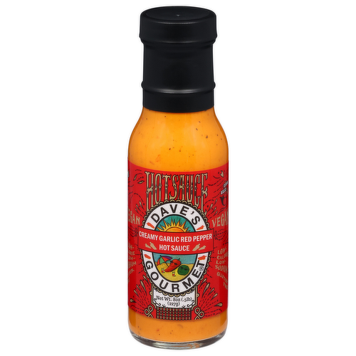 Dave's Gourmet Creamy Garlic Red Pepper Hot Sauce