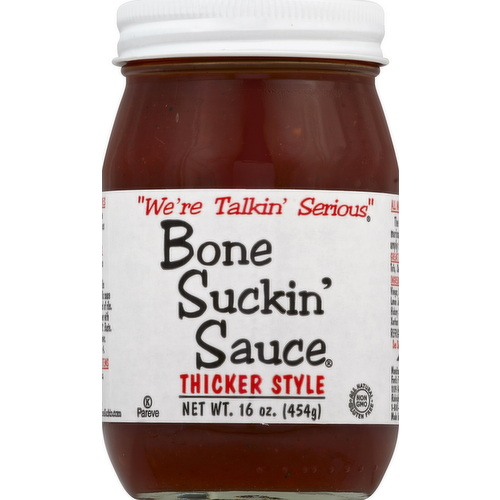 Bone Suckin' Thicker Style Barbecue, Grilling & Marinating Sauce