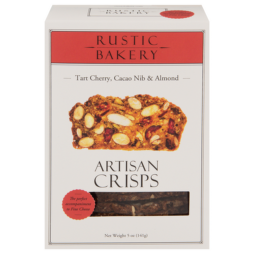 Rustic Bakery Tart Cherry, Cacao Nib & Almond Artisan Crisps