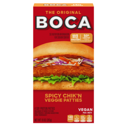 Boca The Original Spicy Chik'n Veggie Patties