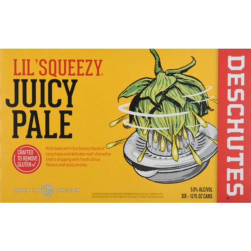 Deschutes Lil' Squeezy Juicy Pale Low Gluten Beer