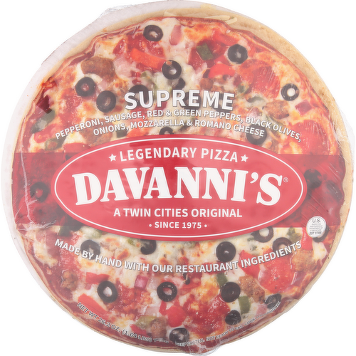 Davanni's Tavern Style Supreme Pizza