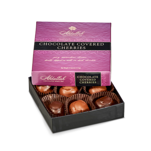 Abdallah Candies Chocolate Covered Cherries Gift Box