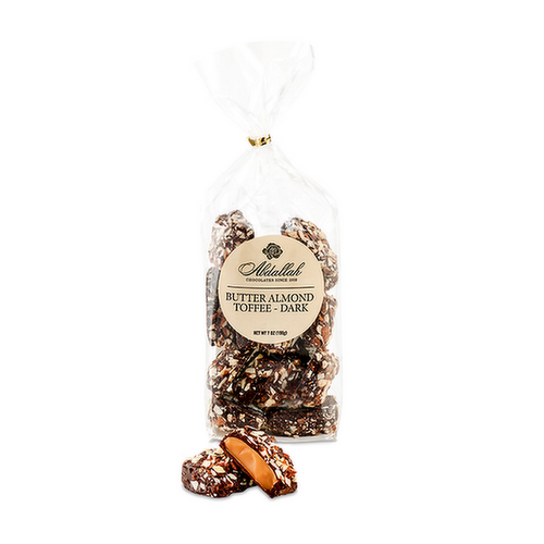 Abdallah Candies Dark Chocolate Butter Almond Toffee