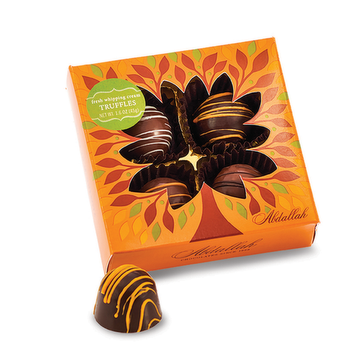 Abdallah Candies Halloween Autumn Whipping Cream Truffles Minis