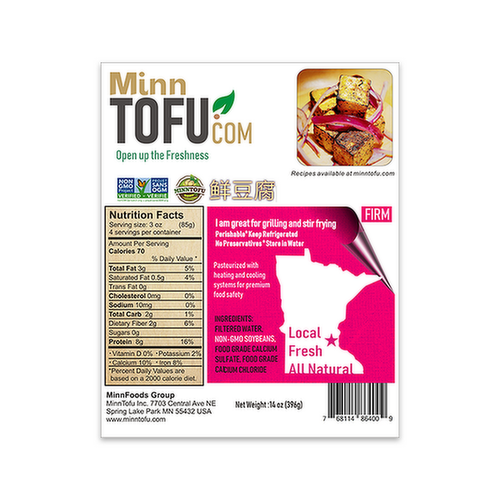 MinnTofu Firm Tofu