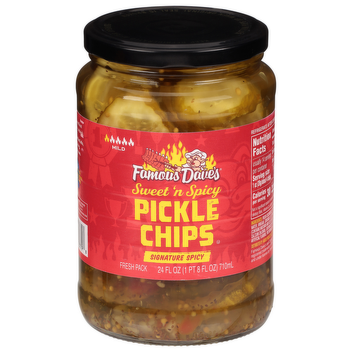 Famous Dave's Mild Sweet 'N Spicy Pickle Chips