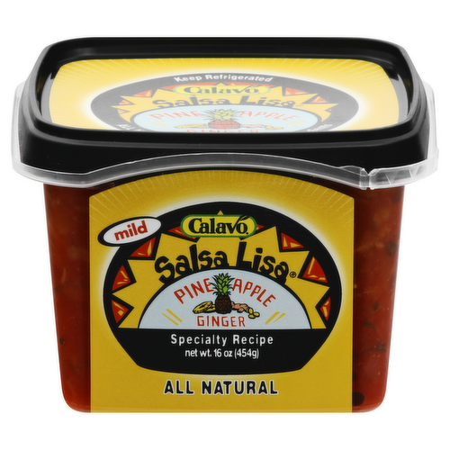 Calavo Salsa Lisa Pineapple Ginger Mild Salsa