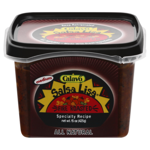 Calavo Salsa Lisa Fire Roasted Medium Salsa