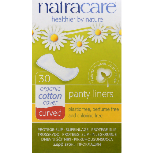 Natracare Organic Cotton Curved Panty Liners