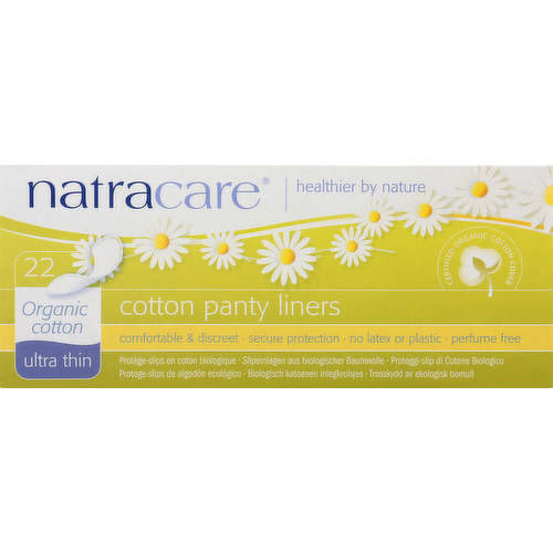 Natracare Organic Cotton Ultra Thin Panty Liners