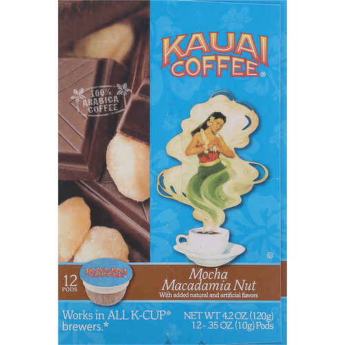 Kauai Coffee K-Cups Mocha Macadamia Nut Coffee