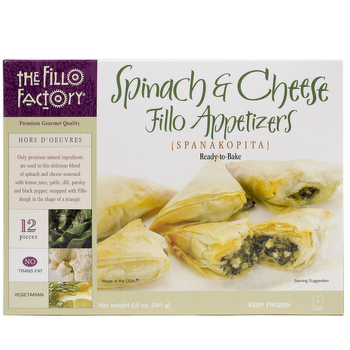 The Fillo Factory Spinach & Cheese Fillo Appetizers (Spanakopita)