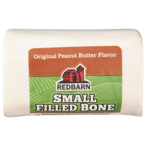 Redbarn Naturals Peanut Butter Flavor Filled Bone Small Dog Treat