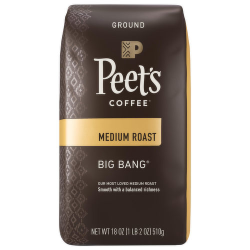 Peet's Coffee Ground Big Bang Medium Roast Coffee