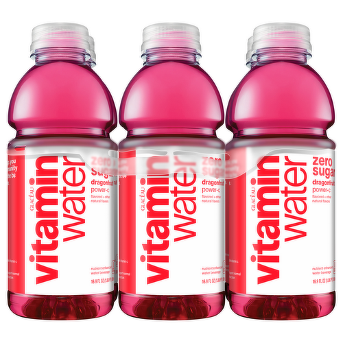 Glaceau vitaminwater Zero Sugar Dragonfruit Power-C Nutrient Enhanced Water Beverages
