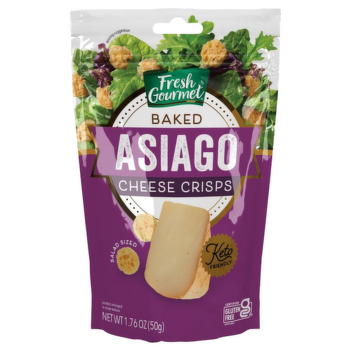 Fresh Gourmet Asiago Cheese Crisps