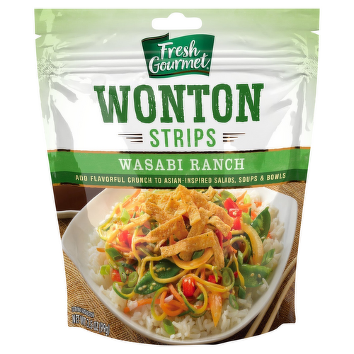 Fresh Gourmet Wasabi Ranch Wonton Strips