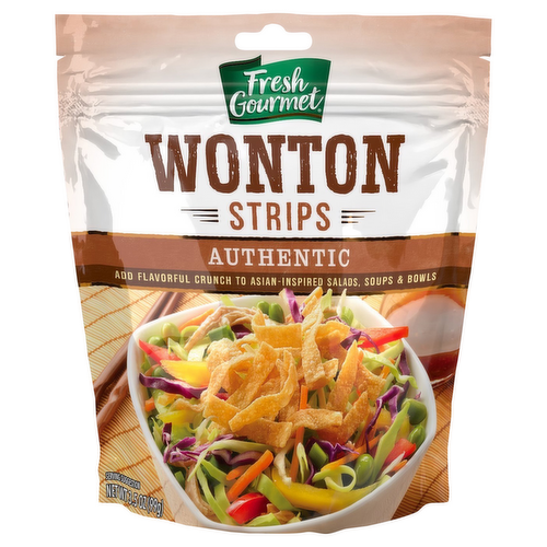 Fresh Gourmet Authentic Wonton Strips