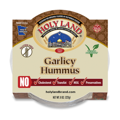 Holy Land Garlicky Hummus