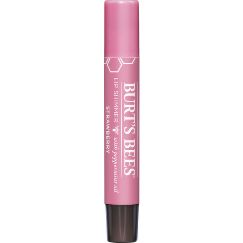 Burt's Bees Strawberry Lip Shimmer with Peppermint Oil