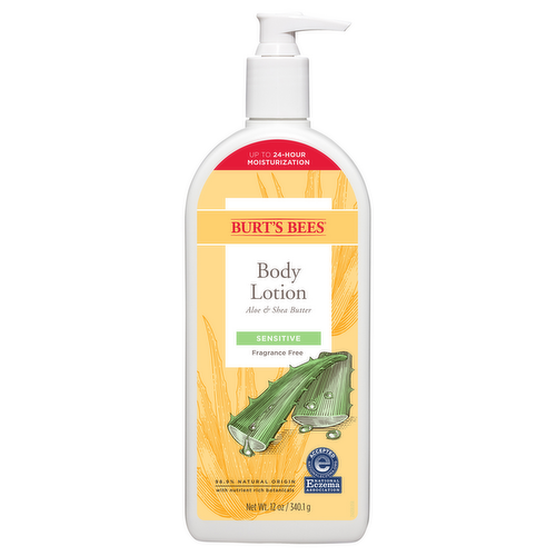 Burt's Bees Fragrance Free Body Lotion with Aloe & Shea Butter