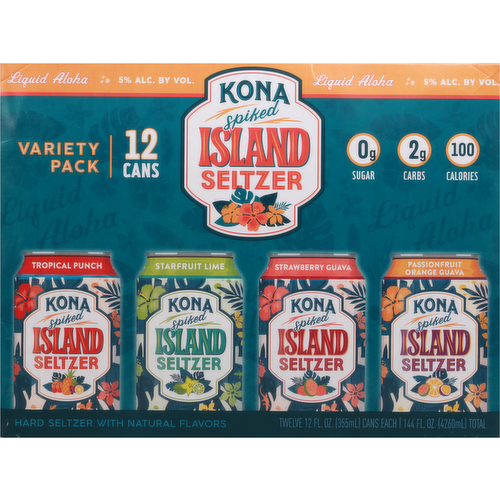 Kona Brewing Spiked Island Seltzer Variety Pack