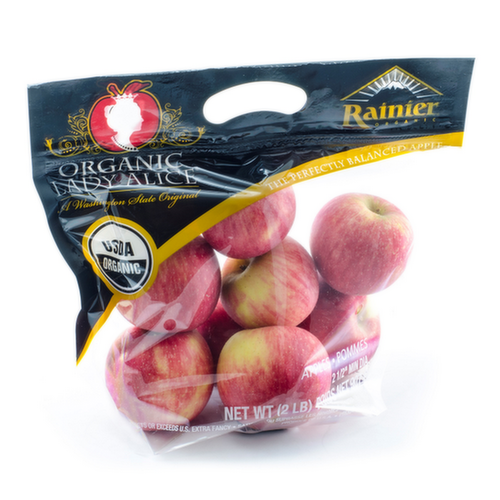 Organic Lady Alice Apples Bagged
