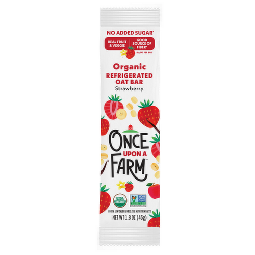 Once Upon A Farm Organic Strawberry Refrigerated Oat Bar